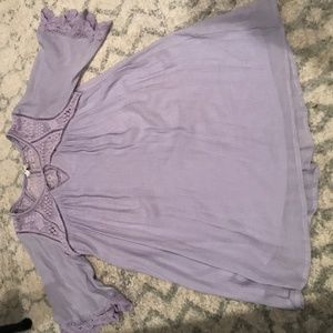 Laced Detailed Top with Keyhole